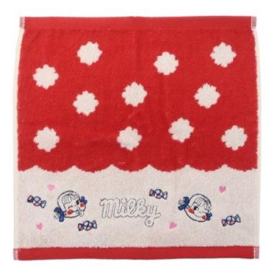 不二家（FUJIYA） 不二家のペコちゃん ハンドタオル ジャガード