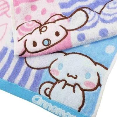 ジャガード ロングタオル フェイスタオル シナモロール シャンブル