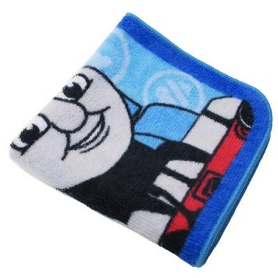 ミニタオル インクジェットプリントハンカチタオル きかんしゃトーマス ディパーチャー 丸眞 20×20cm