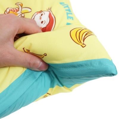 おさるのジョージ 中身も洗える くぼみ 枕 ジュニア まくら マイルーティーン 絵本キャラクター