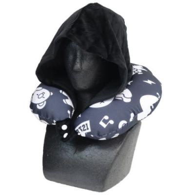 BT21 フード付き ネックピロー トラベルまくら SHOOKY LINE FRIENDS キャラクター