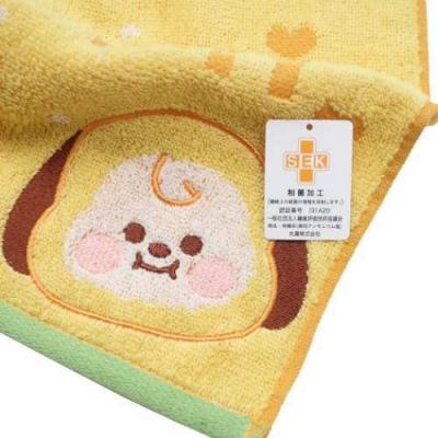 ミニタオル ジャガード ハンカチタオル LINE FRIENDS BT21 キュート