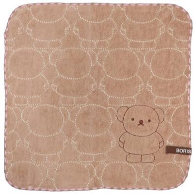 シャーリングハンカチタオル ミニタオル ディックブルーナ ミッフィー ここだよボリス 丸眞 汗拭きタオル 絵本キャラクター