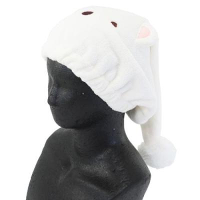 バラエティ ヘアドライタオル キャップタオル サンエックス すみっコぐらし しろくまキャップ 丸眞 マイクロファイバー お風呂上り 海プール用品