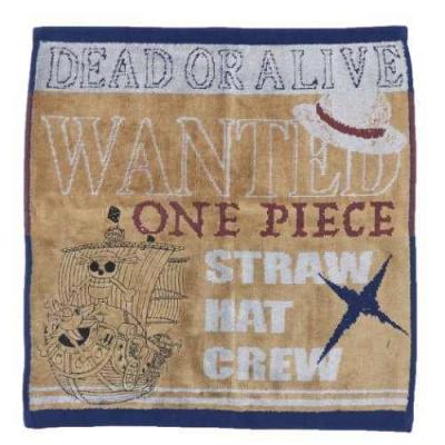 ワンピース ONE PIECE ジャガード ウォッシュタオル 少年ジャンプ ハンドタオル アニメキャラクター この海で一番自由な奴