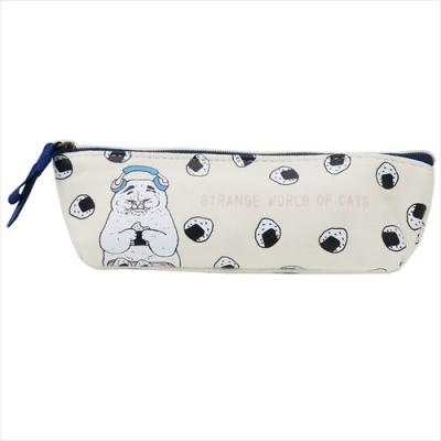 ペンポーチ 世にも不思議な猫世界 帆布スリムペンケース 松尾繊維工業 おにぎりもんじゃさん グッズ 筆箱 ギフト雑貨 Msk Yo 雑貨 アートの通販店 ベルコモン 通販 Yahoo ショッピング