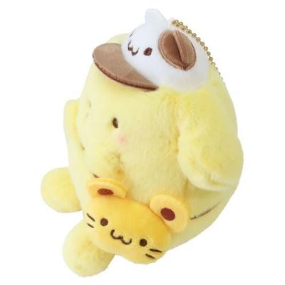 ポムポムプリン グッズ マスコット キャラクター ミニぬいぐるみ