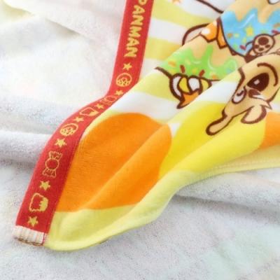 ちび バスタオル アンパンマン シャーリング プリント ビッグタオル おやつタイム プレゼント アニメキャラクター