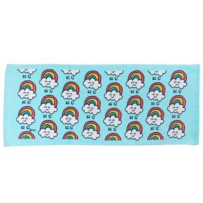 にじさん フェイスタオル プリント ロングタオル おえかきシリーズ かわいい キャラクターのシネマコレクション 通販 Paypayモール