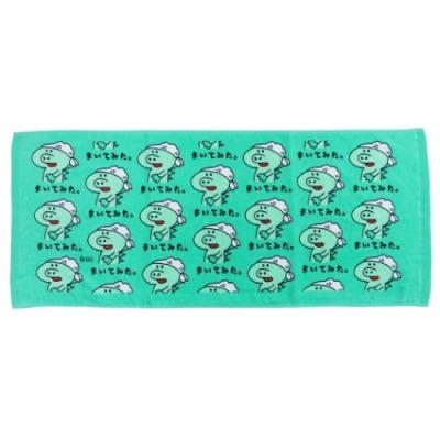 フェイスタオル グッズ ヘタクソザウルス おもしろ雑貨 プリント ロングタオル おえかきシリーズ キャラクターのシネマコレクション 通販 Paypayモール