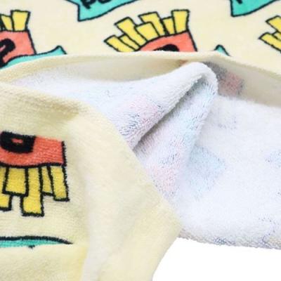 プリントロングタオル テイクアウトポテト フェイスタオル おえかき