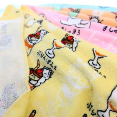 おえかきさんシリーズ グッズ フェイスタオル キャラクター プリント