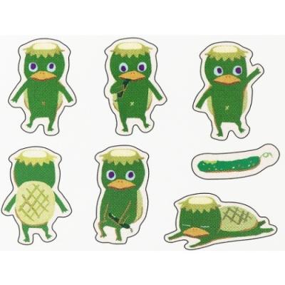 河童 フレークシール 妖怪おばけ ミニシールセット 藤並うずら グッズ ばけこものシリーズ イラストレーター キャラクターのシネマコレクション 通販 Paypayモール