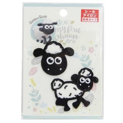 ワッペン アイロン パッチ 2枚 セット ひつじのショーン HS15 パイオニア 
