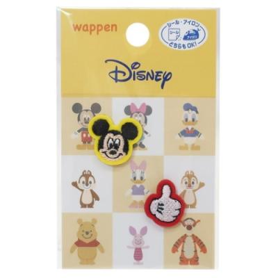 ワッペン ミッキーマウス ミニ ミニアイロンパッチシール 2枚セット フェイス ハンド ディズニー パイオニア キャラクターのシネマコレクション 通販 Paypayモール