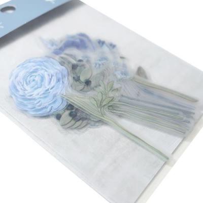 ポシェ ブーケ シール セット フレーク シール ドライ ブルー Q-LIA