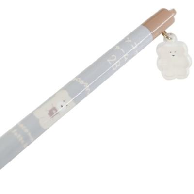 モコモカ 小学生 中学生 高校生 女の子 鉛筆 丸軸 チャーム えんぴつ 2B クリーム A mocomocha グッズ