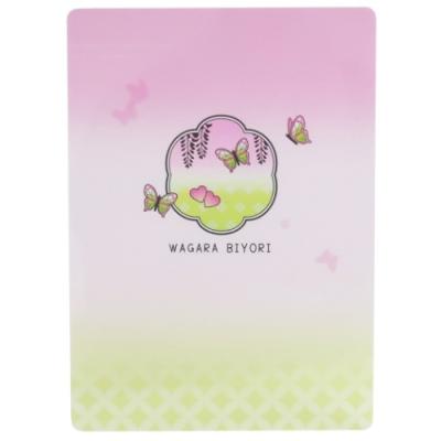 和柄びより 和風文具 下敷き デスクパッド 粋 もも Q-LIA