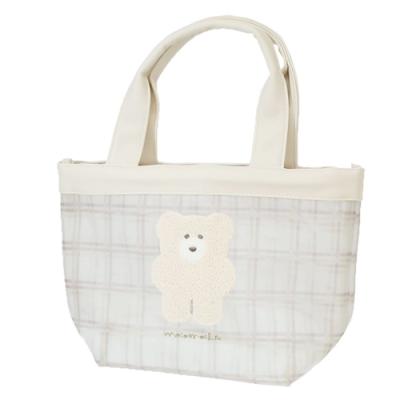 ミニトートバッグ モコモカ ランチバッグ クーリア