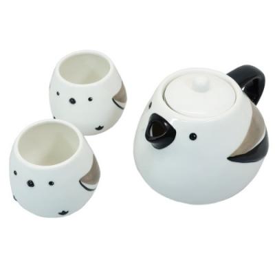 ティーポット ＆ 湯呑み ティーセット キャラクター グッズ シマエナガ