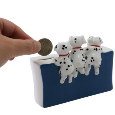 Disney（ディズニー） 101匹わんちゃん グッズ 陶器製 貯金箱