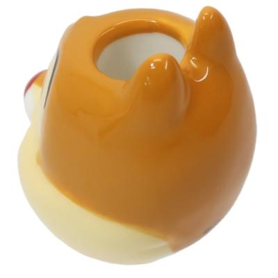 洗面用具 磁器製 ダイカット 歯ブラシスタンド ディズニー チップ＆デール Dale サンアート