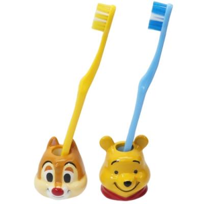 洗面用具 磁器製 ダイカット 歯ブラシスタンド ディズニー チップ＆デール Dale サンアート