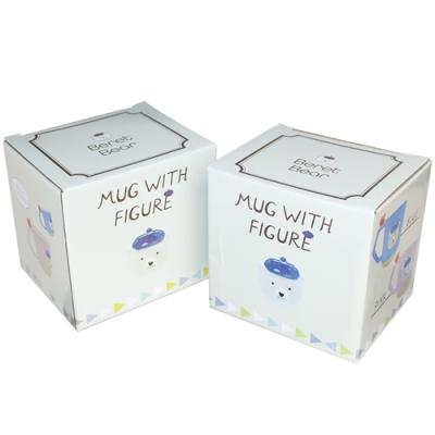 フィギュア付きマグ マグカップ アニマル ベレーベア ブルー サンアート プレゼント ギフト おもしろ雑貨 食器