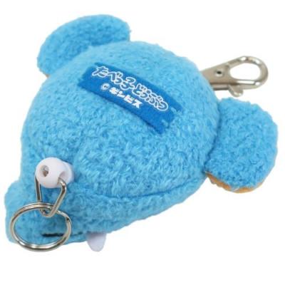 キーリング リール付き ぬいぐるみ キーホルダー たべっ子どうぶつ