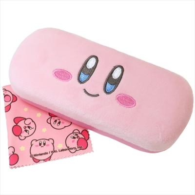 星のカービィ グッズ 眼鏡ケース キャラクター クロス付きメガネケース フェイス