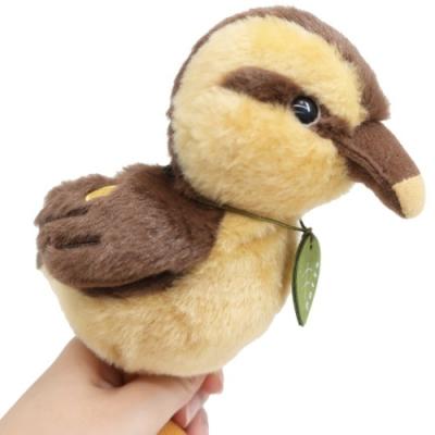 アートドール✽ぬいぐるみ✽立っち固定✽ひよこ&カモのぴっぴちゃんペア✽小サイズ プラッシュドール カモのひな ぬいぐるみ potte サンアロー プレゼント