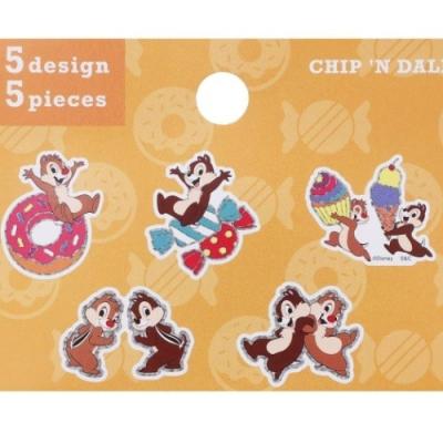 チップ＆デール キャラクター ぷっくり フレーク ステッカー
