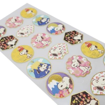 年賀 ステッカー シール シート 和アイコン スヌーピー ピーナッツ S Cコーポレーション Scc Pks2 雑貨 アートの通販店 ベルコモン 通販 Yahoo ショッピング