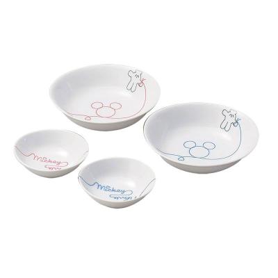 ディズニー ミッキーマウス 食器ギフトセット ペア鉢4枚セット Lod エルオーディー キャラクター グッズ 三郷陶器 大鉢 2枚 11cm小鉢 2枚 ギフト雑貨 キャラクターのシネマコレクション 通販 Paypayモール
