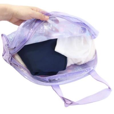 ビニールボストンバッグ ビニールボストンバッグ プールバッグ ユニコーン 粧美堂 海プール レジャーバッグ 女の子