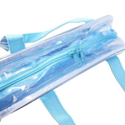 ビニールボストンバッグ ビニールボストンバッグ プールバッグ トゥインクルメモリー 粧美堂 海プール レジャーバッグ