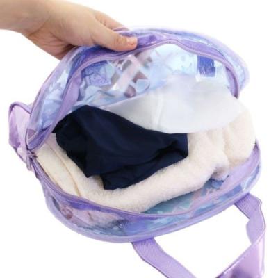 ビニールボストンバッグ ビニールボストンバッグ シェル プールバッグ 粧美堂 海プール レジャーバッグ