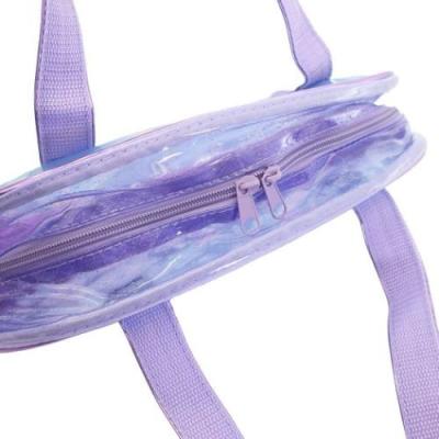 ビニールボストンバッグ ビニールボストンバッグ シェル プールバッグ 粧美堂 海プール レジャーバッグ