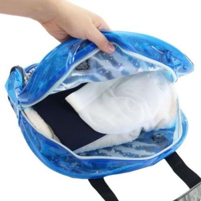 ビニールボストンバッグ ビニールボストンバッグ プールバッグ 恐竜 BL 粧美堂 海プール レジャーバッグ