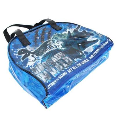 ビニールボストンバッグ ビニールボストンバッグ プールバッグ 恐竜 BL 粧美堂 海プール レジャーバッグ