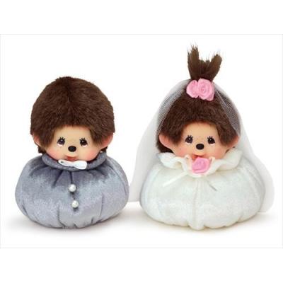 モンチッチ ペアぬいぐるみ ウェディングマスコット2体セット 洋装