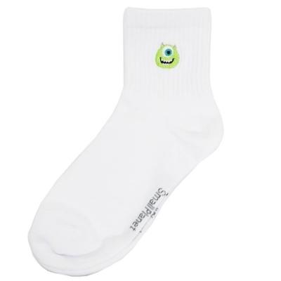 モンスターズインク 女性用 白 靴下 レディース ワンポイント 刺繍 ソックス マイク ディズニー スモールプラネット スクールソックス キャラクター キャラクターのシネマコレクション 通販 Paypayモール