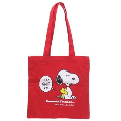 SNOOPY トートバッグ スヌーピー カラートート SNIF ピーナッツ