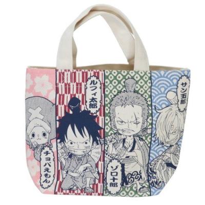 ランチバッグ ワンピース マチ付き コットンバッグ One Piece ワノ国 30 9 5cm キャラクターのシネマコレクション 通販 Paypayモール