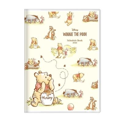 くまのプーさん 手帳 22年 B6 ウィークリー ブック スケジュール帳 ディズニー 送料無料 一部地域を除く サンスター文具 チラシ キャラクター