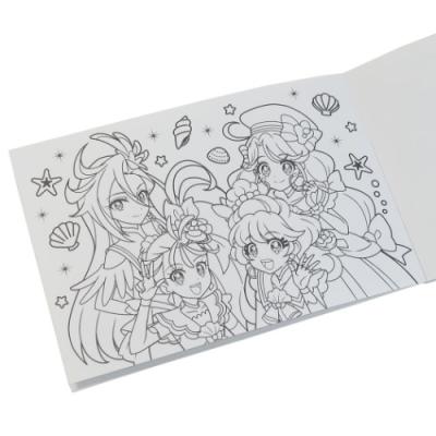 トロピカルージュプリキュア アニメキャラクター 塗り絵 サンスター文具 セイカのa6ちっちゃぬりえ 正規店