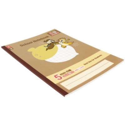 方眼ノート B5 学習ノート ディズニー チップ＆デール 新入学 サンスター文具