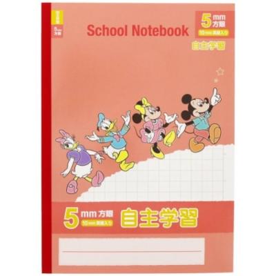 B5 自主学習ノート 方眼ノート ディズニーキャラクターズ スタンダード 新入学 ディズニー サンスター文具 新学期準備文具 小学生