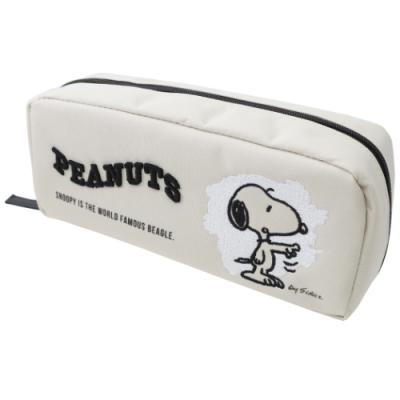 刺繍 Box ペンケース 筆箱 スヌーピー ホワイト ピーナッツ サンスター文具 Ssb S 雑貨 アートの通販店 ベルコモン 通販 Yahoo ショッピング