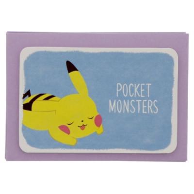 ポケモン 手紙セット ミニ レターセット POKE DAYS ピカチュウ ブルー